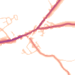Daytime road noise heatmap for CA7 3DE