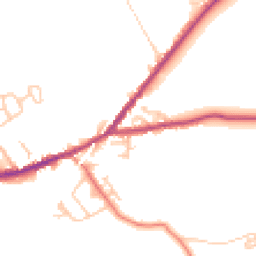 Daytime road noise heatmap for CA7 3DJ