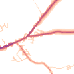 Daytime road noise heatmap for CA7 3DL
