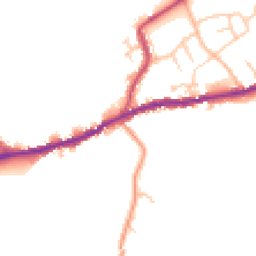 Daytime road noise heatmap for CA7 3JR
