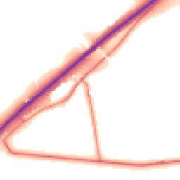 Daytime road noise heatmap for CA7 8PA