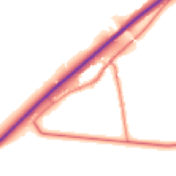 Daytime road noise heatmap for CA7 8PE