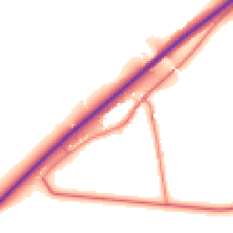 Daytime road noise heatmap for CA7 8PG