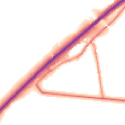 Daytime road noise heatmap for CA7 8PR