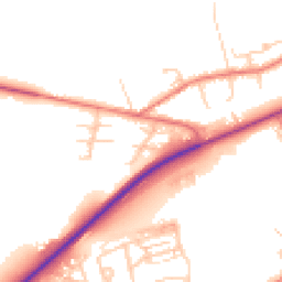 Daytime road noise heatmap for CA7 9BP