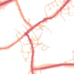 Daytime road noise heatmap for CA7 9BS