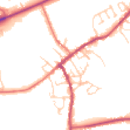 Daytime road noise heatmap for CA7 9ER