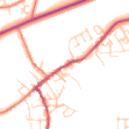 Daytime road noise heatmap for CA7 9HL