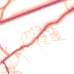 Daytime road noise heatmap for CA7 9JA