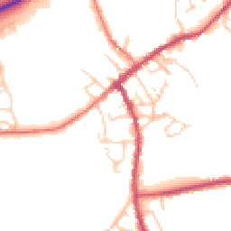 Daytime road noise heatmap for CA7 9NH