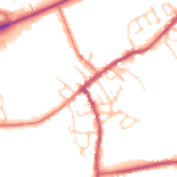 Daytime road noise heatmap for CA7 9NR
