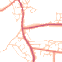 Daytime road noise heatmap for CA7 9QN