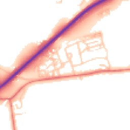Daytime road noise heatmap for CA7 9RZ