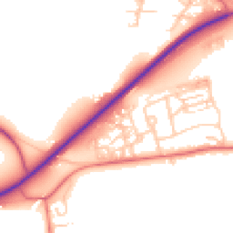 Daytime road noise heatmap for CA7 9SD