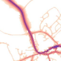 Daytime road noise heatmap for CA8 1AE