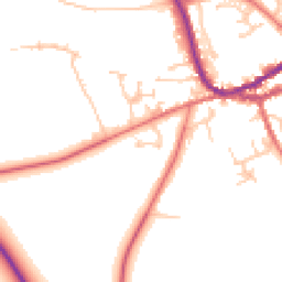 Daytime road noise heatmap for CA8 1AG