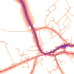 Daytime road noise heatmap for CA8 1AP