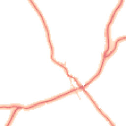 Daytime road noise heatmap for CA8 1AQ