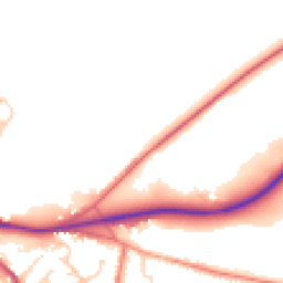 Daytime road noise heatmap for CA8 1BE