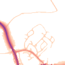 Daytime road noise heatmap for CA8 1BN