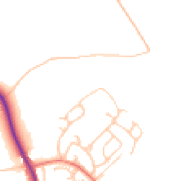 Daytime road noise heatmap for CA8 1BP