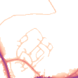 Daytime road noise heatmap for CA8 1BS
