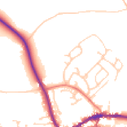 Daytime road noise heatmap for CA8 1BW