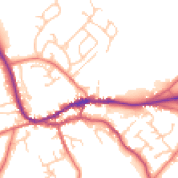Daytime road noise heatmap for CA8 1BY