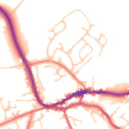 Daytime road noise heatmap for CA8 1DB