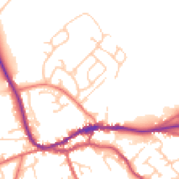 Daytime road noise heatmap for CA8 1DH