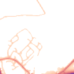 Daytime road noise heatmap for CA8 1DS