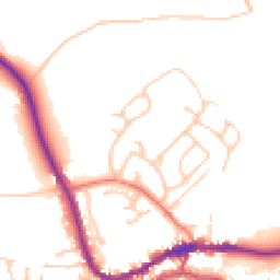 Daytime road noise heatmap for CA8 1ED
