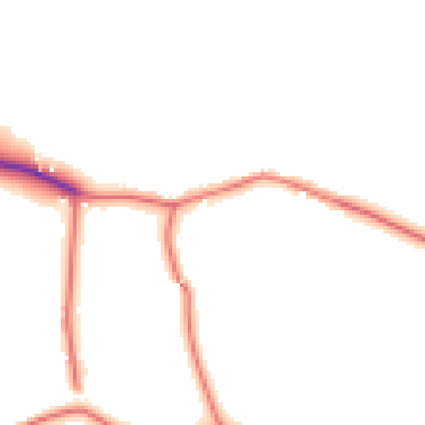 Daytime road noise heatmap for CA8 1HU