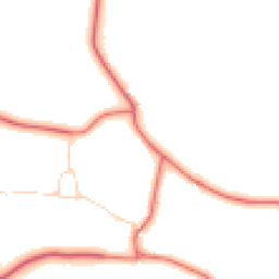 Daytime road noise heatmap for CA8 1JJ