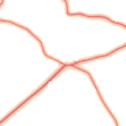 Daytime road noise heatmap for CA8 1JY