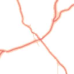 Daytime road noise heatmap for CA8 1LE