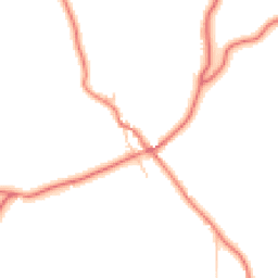 Daytime road noise heatmap for CA8 1LF