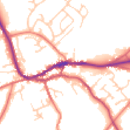 Daytime road noise heatmap for CA8 1RS