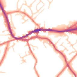 Daytime road noise heatmap for CA8 1RW