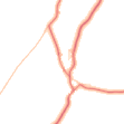 Daytime road noise heatmap for CA8 2DJ