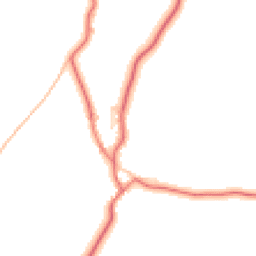 Daytime road noise heatmap for CA8 2DP