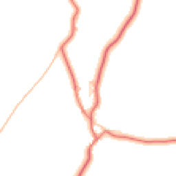Daytime road noise heatmap for CA8 2DS