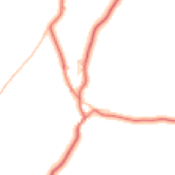 Daytime road noise heatmap for CA8 2DW