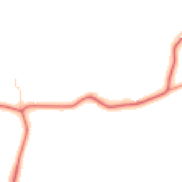 Daytime road noise heatmap for CA8 2HJ