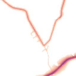 Daytime road noise heatmap for CA8 2LR