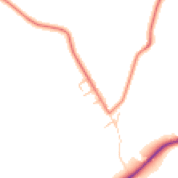 Daytime road noise heatmap for CA8 2LS