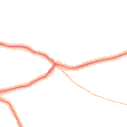 Daytime road noise heatmap for CA8 2NJ
