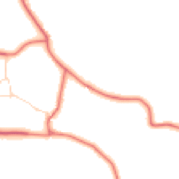 Daytime road noise heatmap for CA8 2NQ