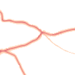 Daytime road noise heatmap for CA8 2NW