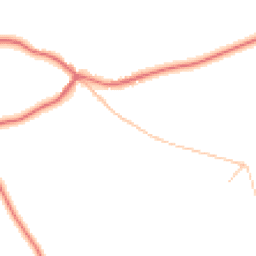 Daytime road noise heatmap for CA8 2PA